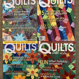 4 Quilt with Style Magazine Books all from 2007